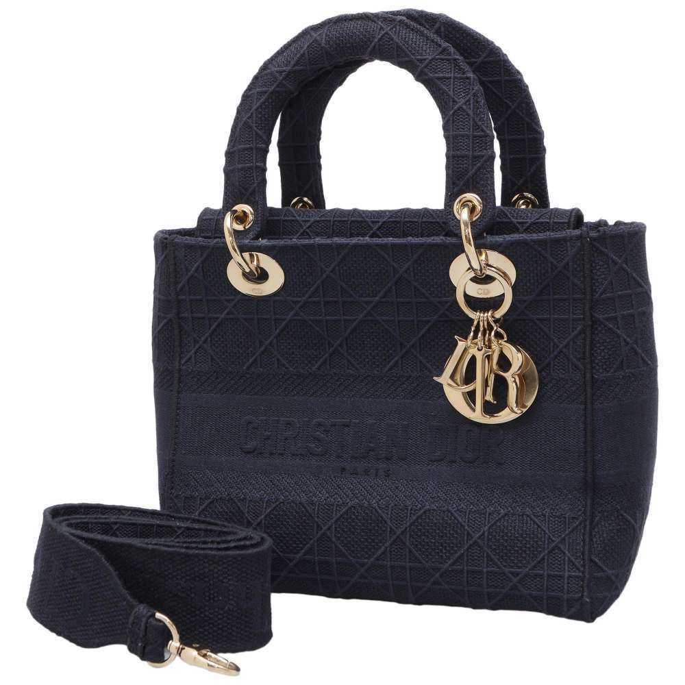 Christian Dior handbag Lady Lite canvas bag shoulder